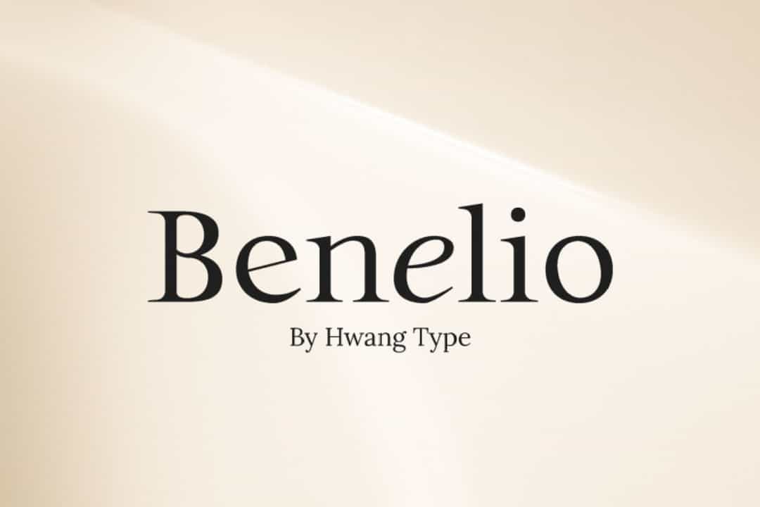 Benelio Font Image 1