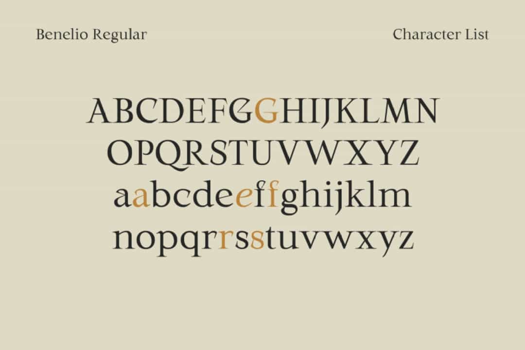 Benelio Font Image 3