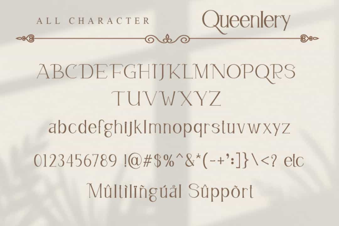 Queenlery Font Image 3