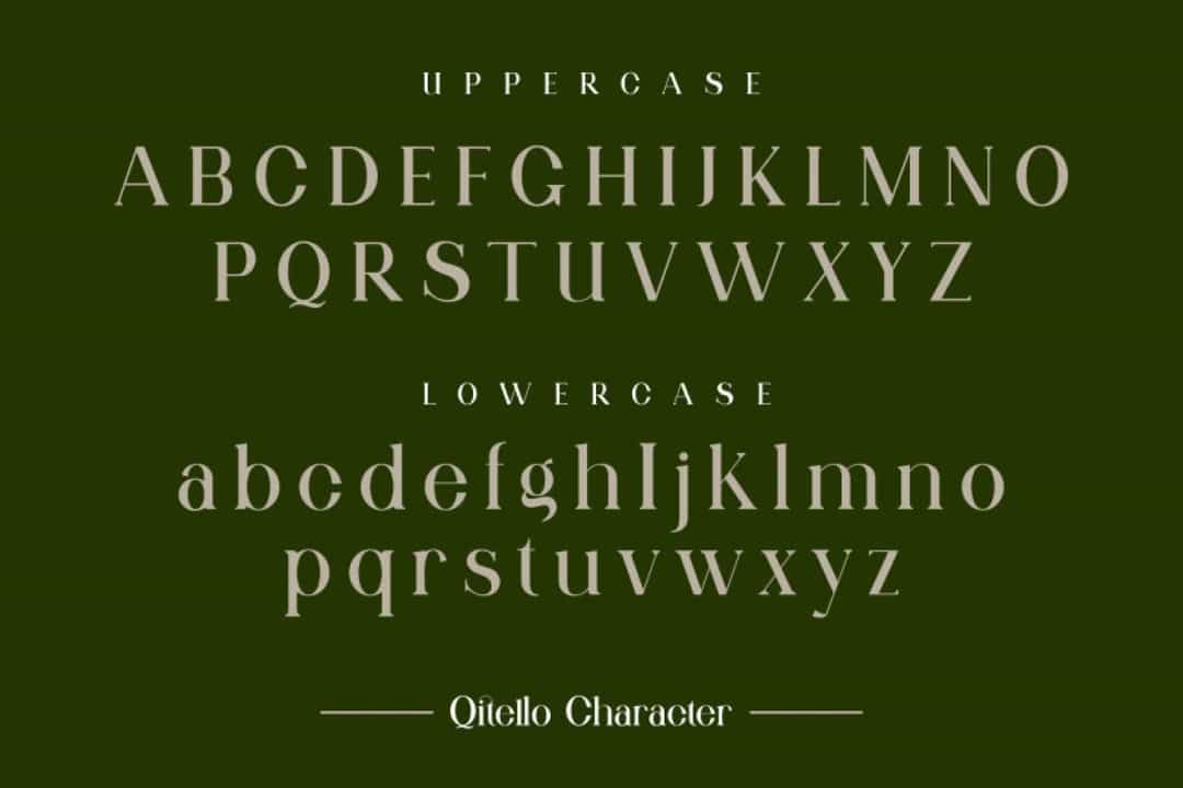 Qitello Font Image 2