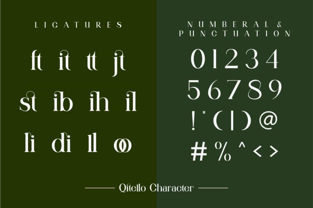Qitello Font Image 3