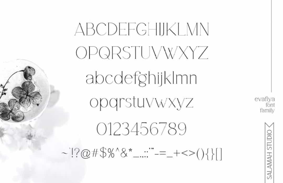 Evafiya Font Image 3