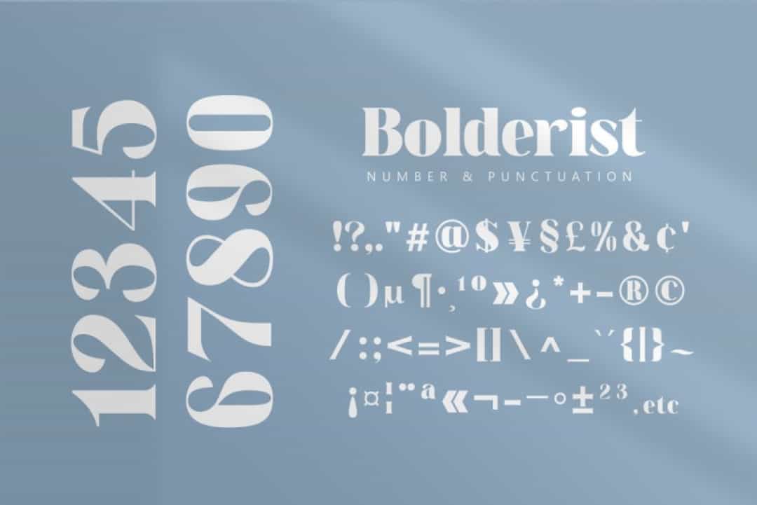 Bolderist Font Image 3