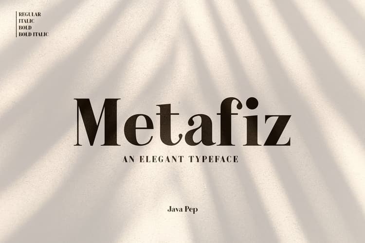 Metafiz Font