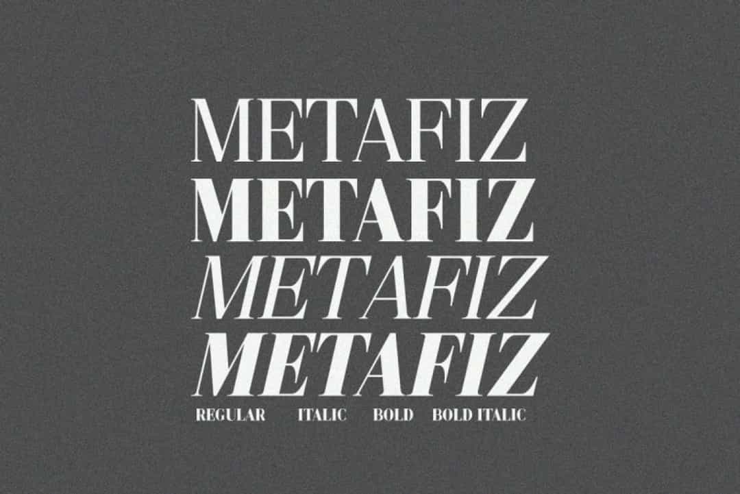 Metafiz Font Image 2