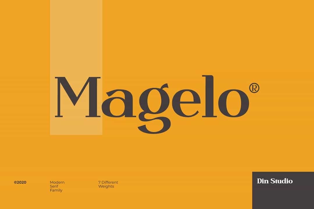 Magelo Font Image 1