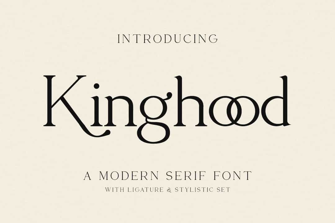 Kinghood Font Image 1