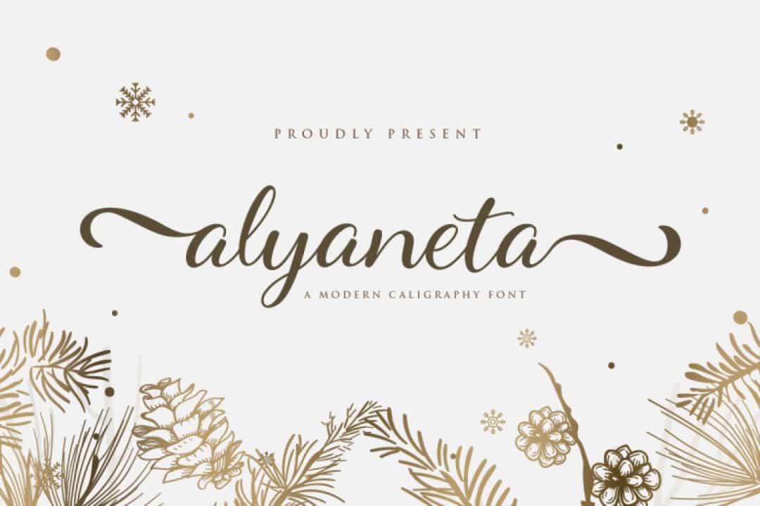 Alyaneta Font Image 1