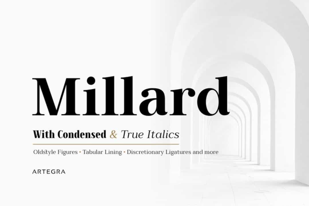Millard Font Image 1
