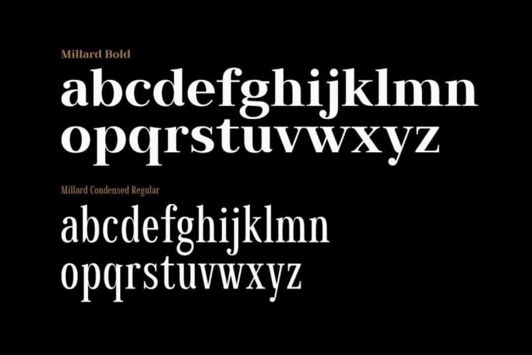 Millard Font Image 2
