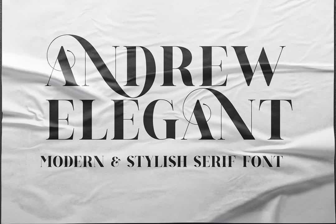 Andrew Elegant Font Image 1