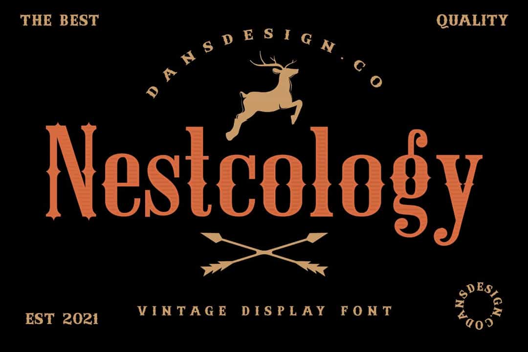 Nestcology Font Image 1