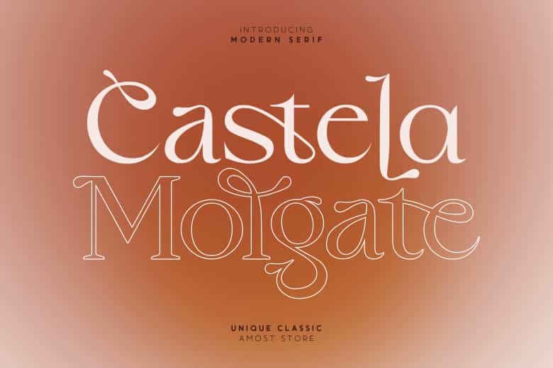 Castela Molgate Font Image 1