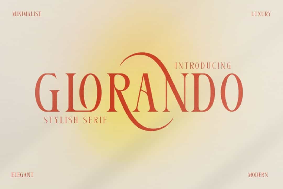 Glorando Font Image 1