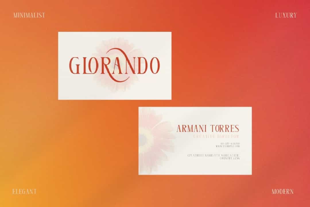 Glorando Font Image 2