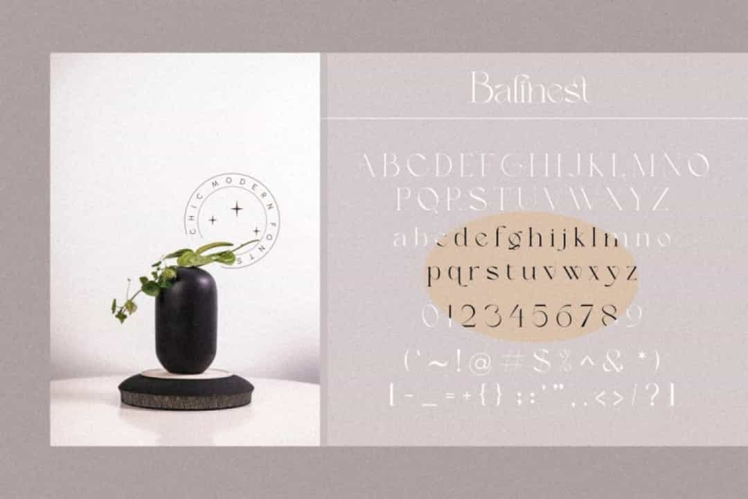 Balinest Font Image 3
