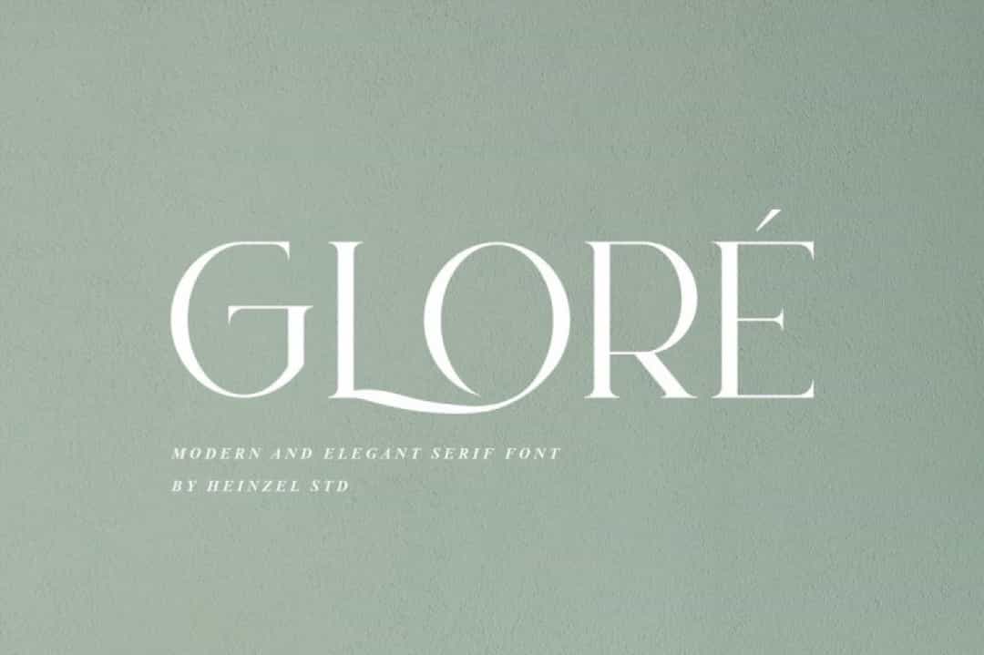 Gloré Font Image 1