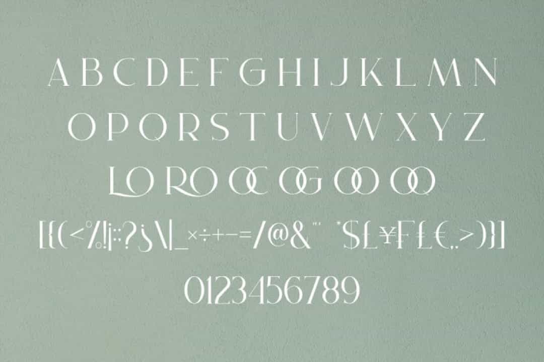 Gloré Font Image 3