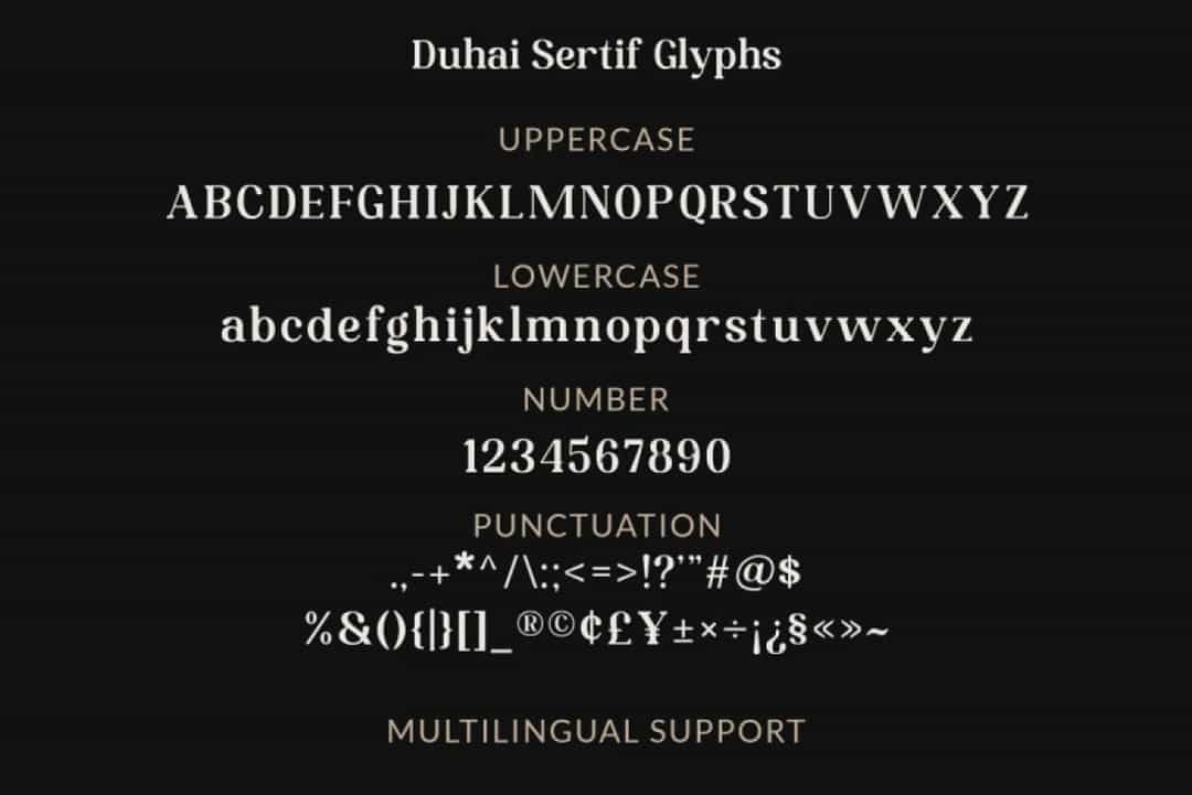 Duhai Font Image 3