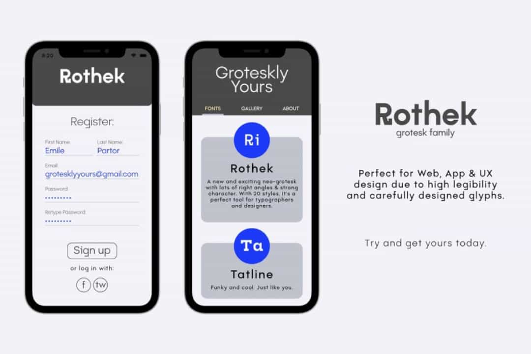 Rothek Font Image 11