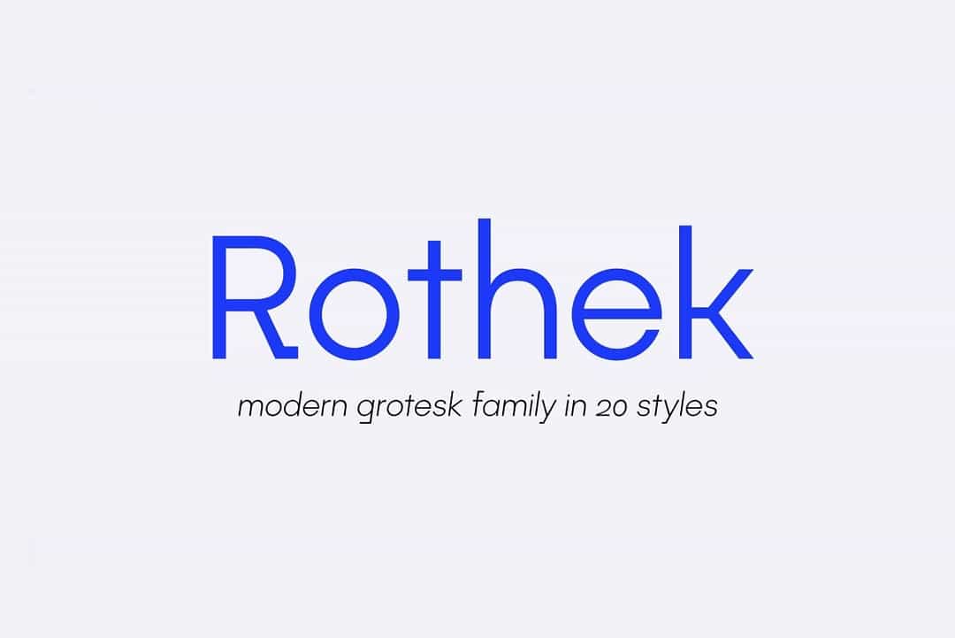 Rothek Font Image 25