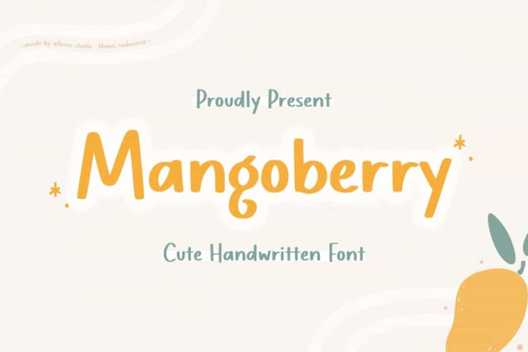 Mangoberry Font Image 1
