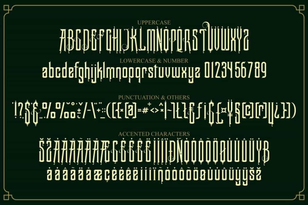 Blackborneo Font Image 3