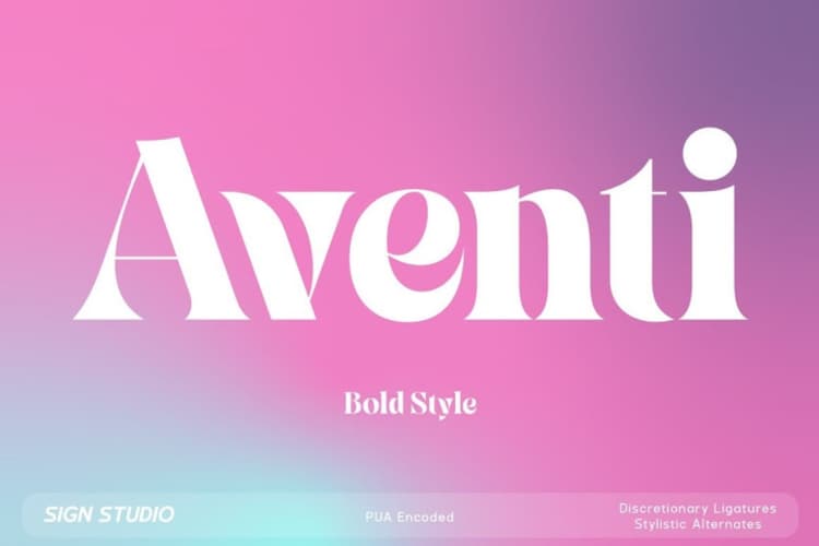 Aventi Font