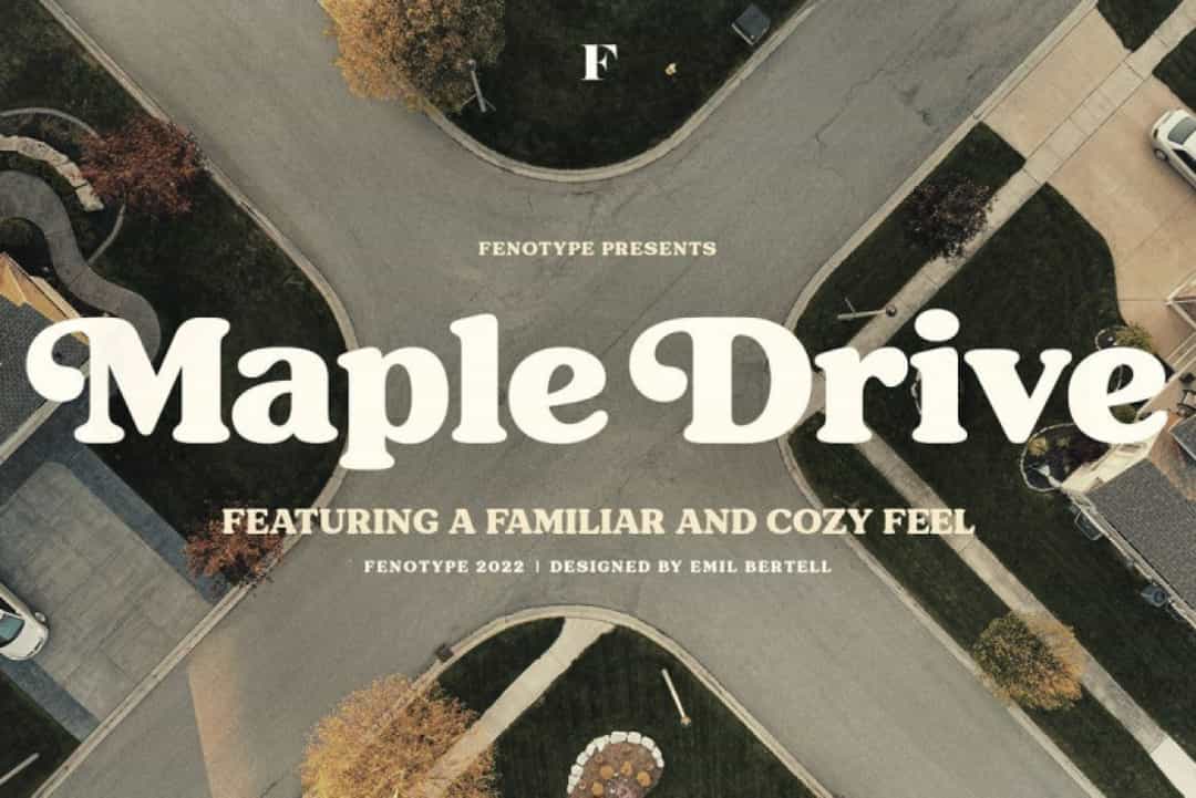 Maple Drive Font Image 1