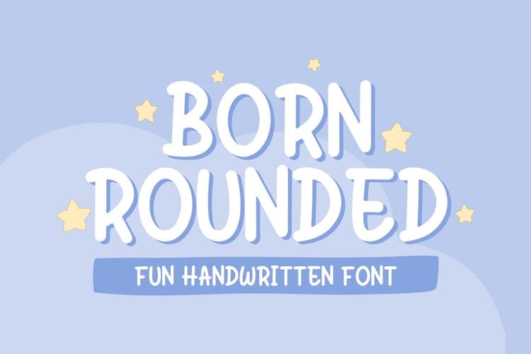 Born Rounded Font