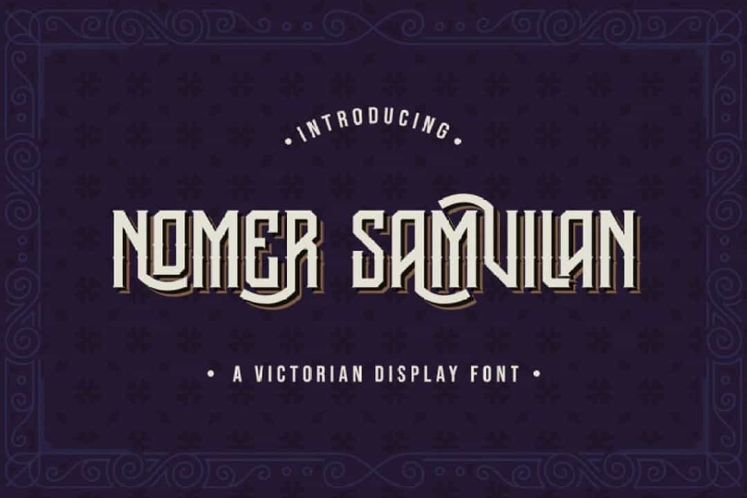 Nomer Samvilan Font Image 1