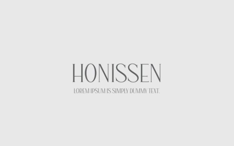 Honissen Font