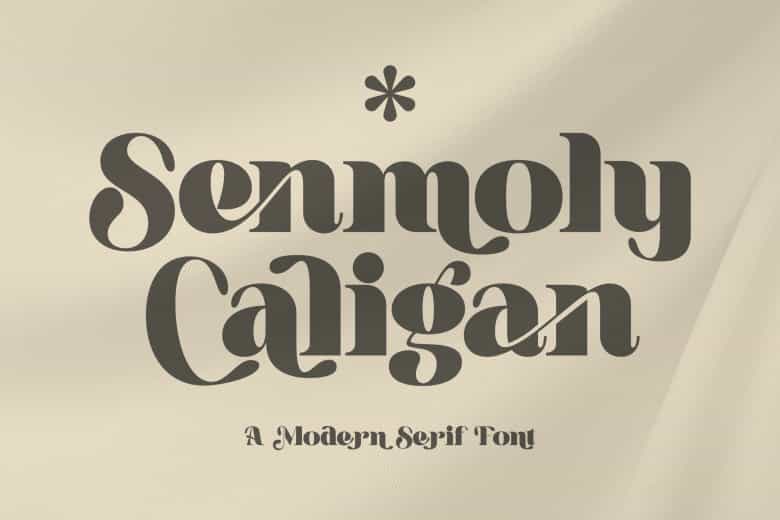 Senmoly Caligan Font Image 1