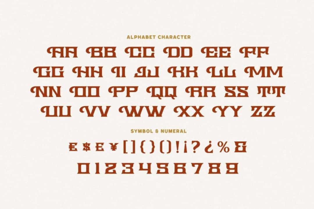 Onec Nords Font Image 3