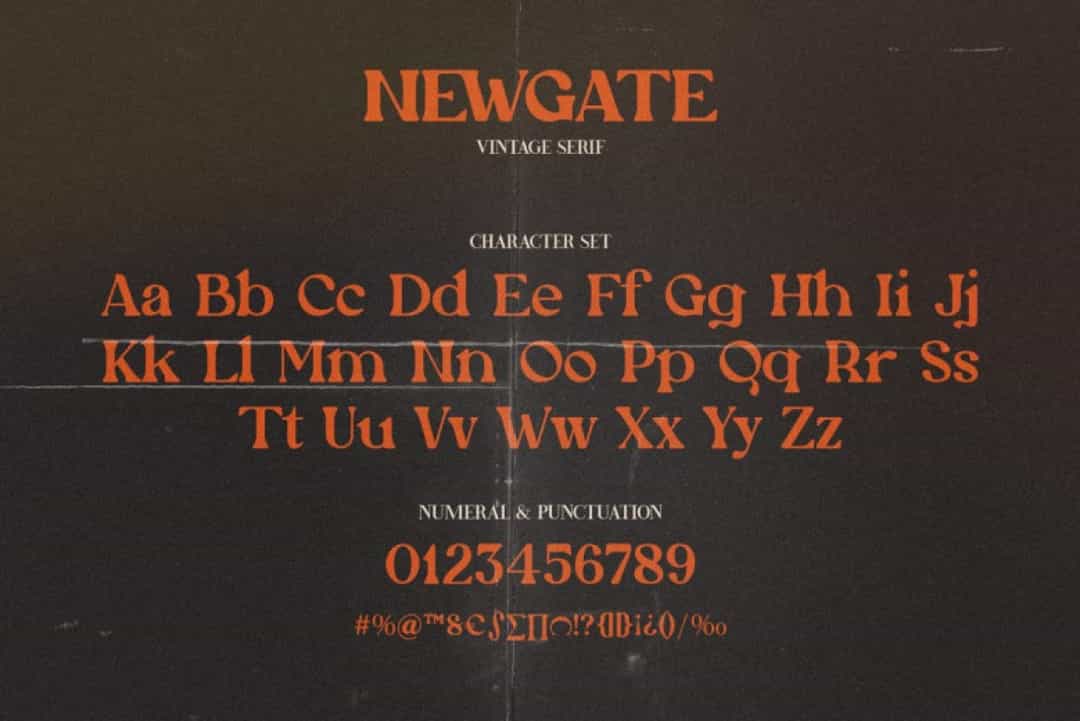 Newgate Font Image 3