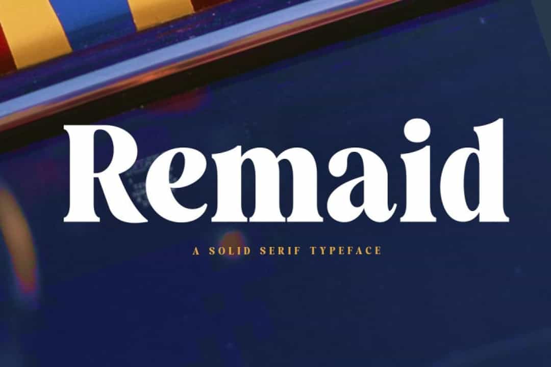 Remaid Font Image 1