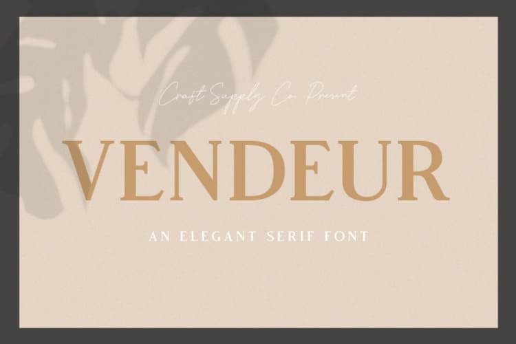 Vendeur Font