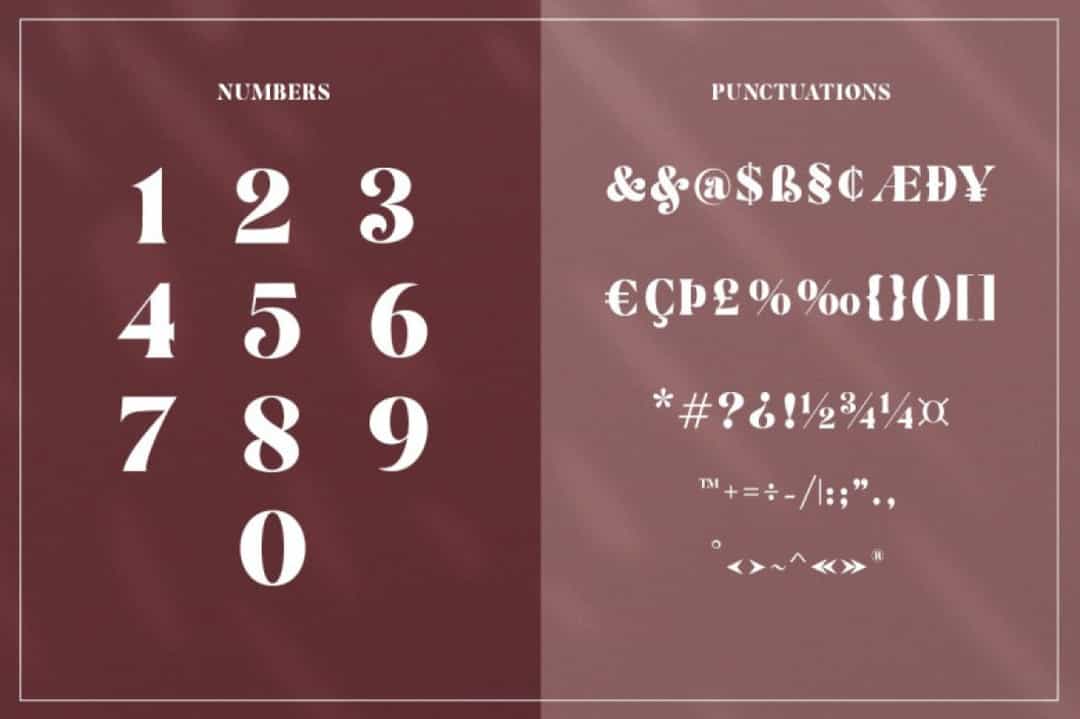Restgold Font Image 3