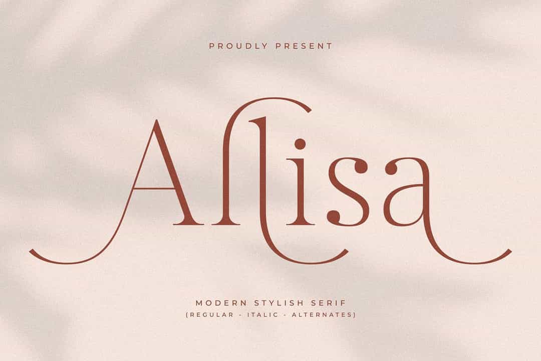 Allisa Font Image 1