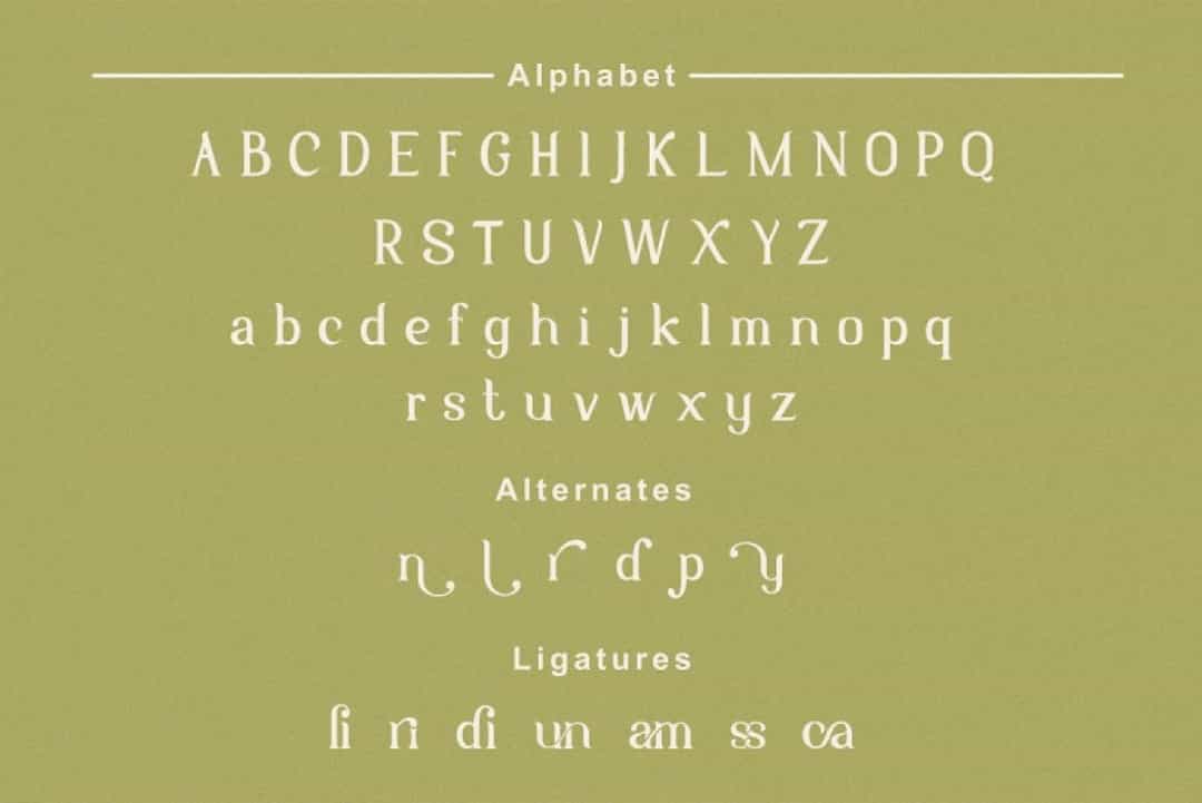Yunan Font Image 2