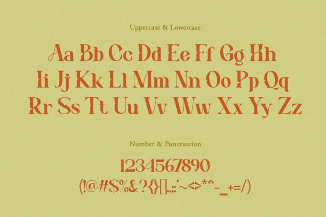 Benogi Font Image 3