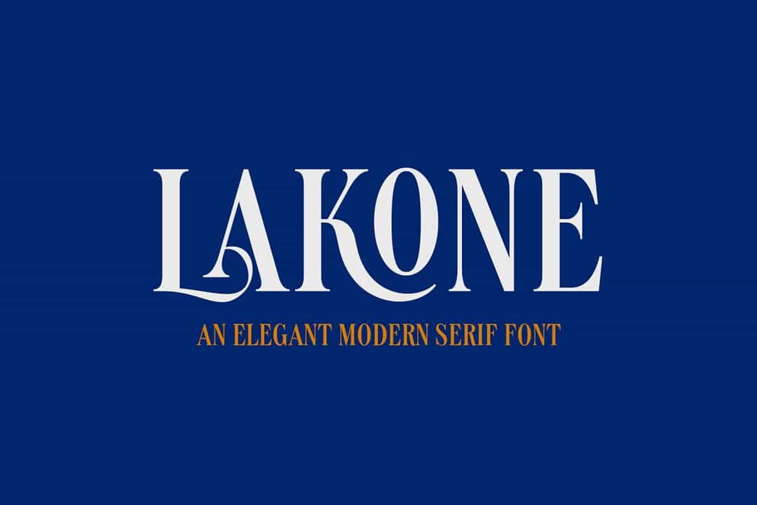 Lakone Font Image 1
