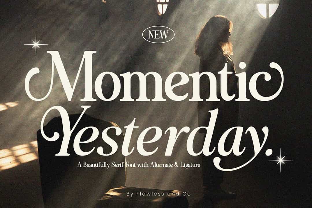 Momentic Yesterday Font Image 1