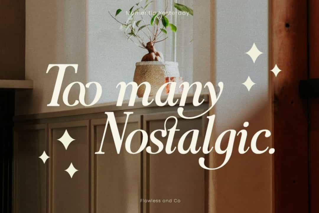 Momentic Yesterday Font Image 2