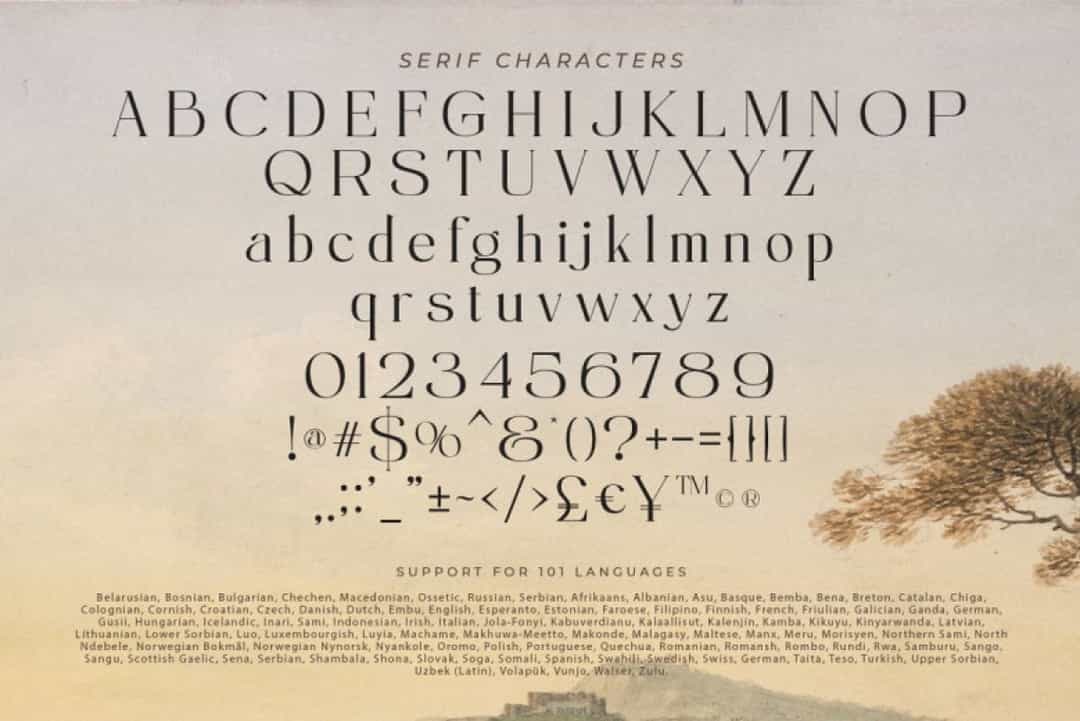 Sunset Imaginary Font Image 2