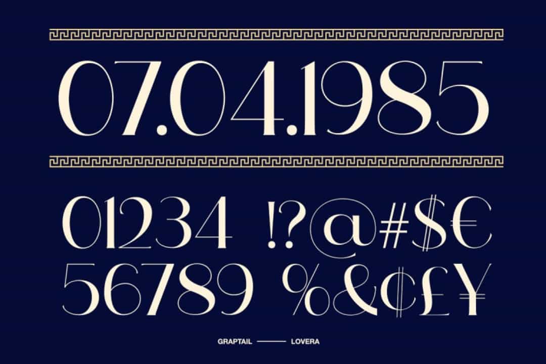 Lovera Font Image 3
