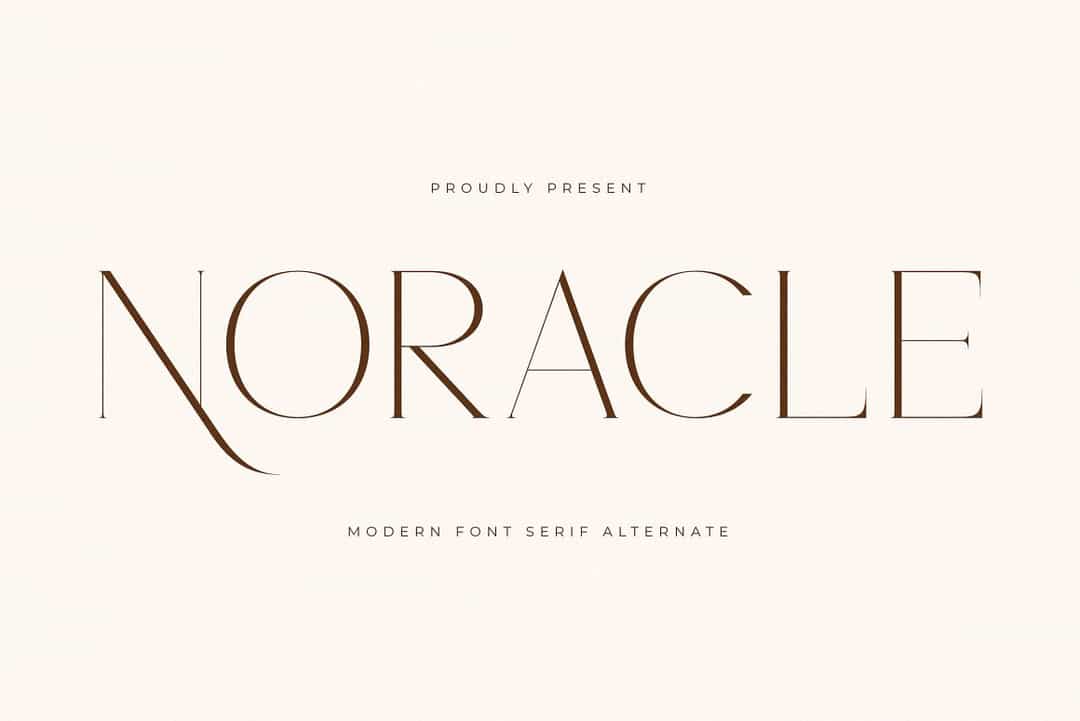 Noracle Font Image 1