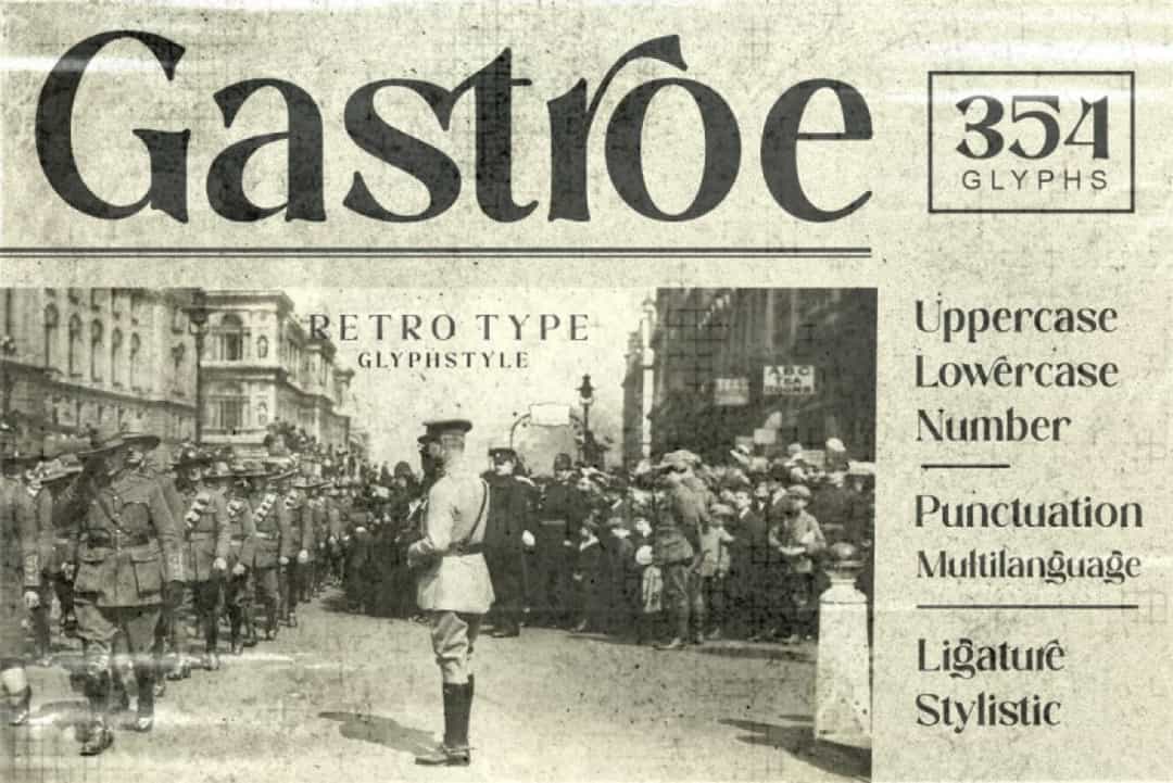 Gastroe Font Image 1