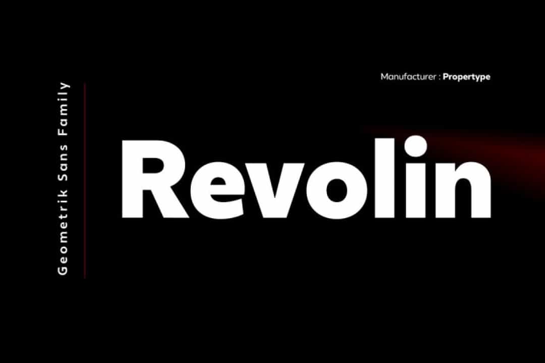 Revolin Font Image 1