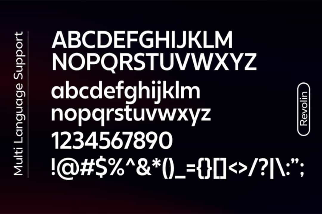 Revolin Font Image 3